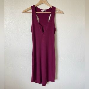 NWOT Capella Burgundy Bodycon Mini Dress